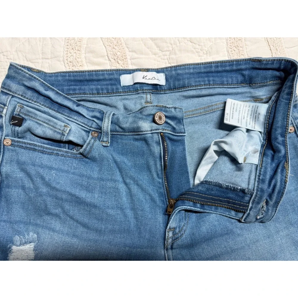 KanCan 11/29‎ Estilo Skinny Jeans Womens Blue Distressed Grunge Streetwear